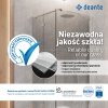 DEANTE Drzwi prysznicowe 90 cm - wahadłowe KERRIA PLUS KTSW041P